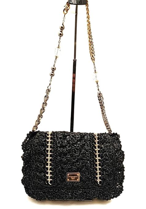 dolce gabbana gehaakte tassen miss charles|Dolce & Gabbana Miss Charles glitter handbag .